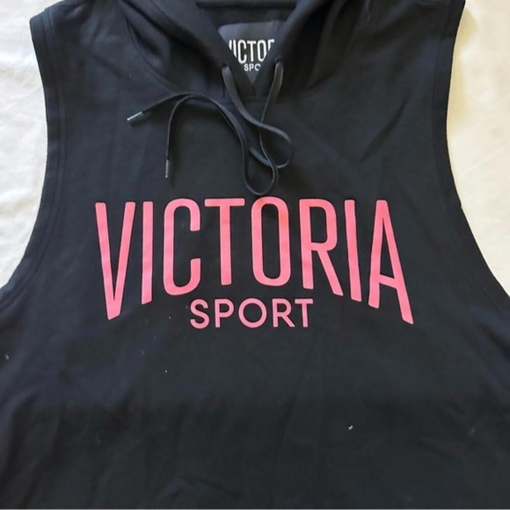 Victoria Secret Sleeveless Pullover Hoodie - Picture 2 of 3